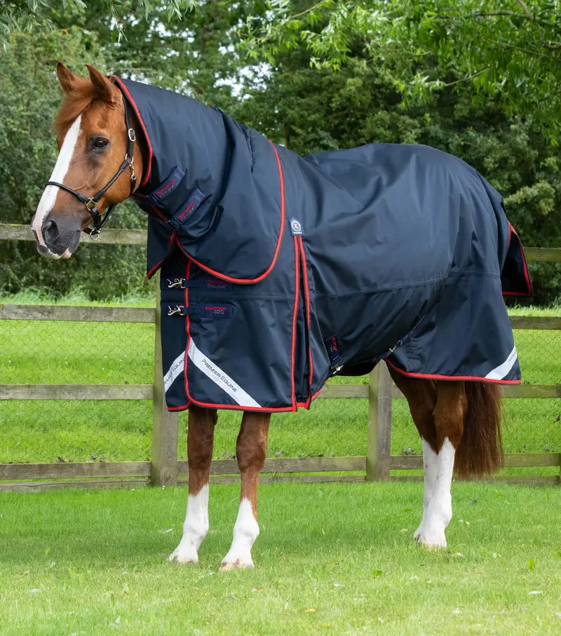 No Neck - Buster 420G Turnout Rug Navy 1