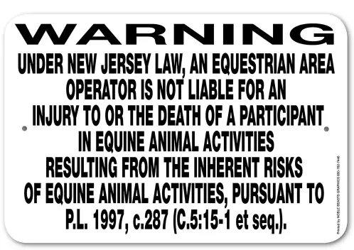 Noble Beast Liability Signs 4