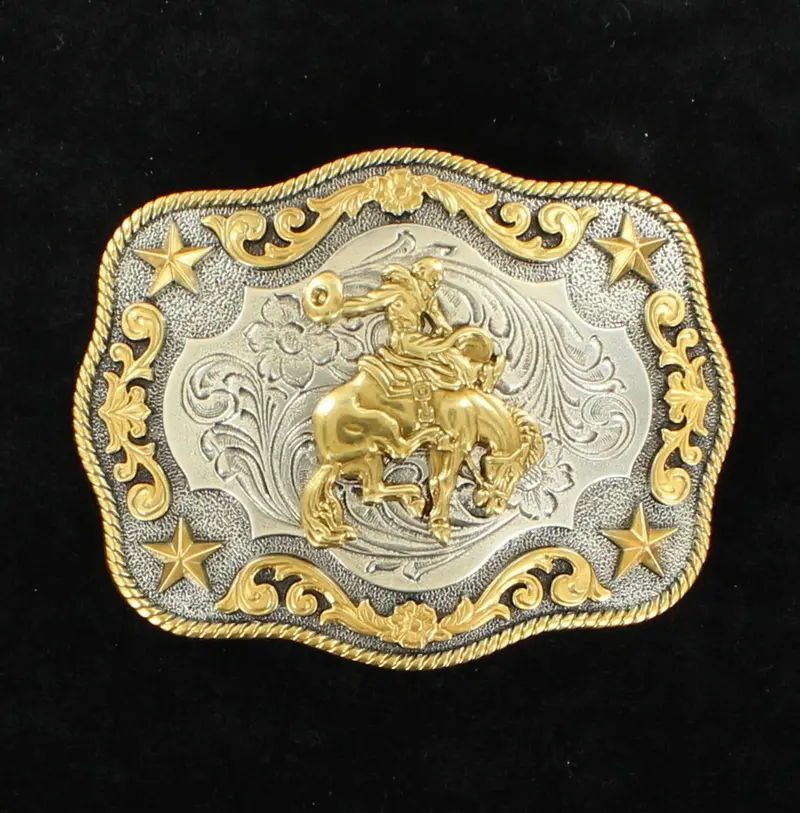 Nocona Bronc Rider Belt Buckle 1