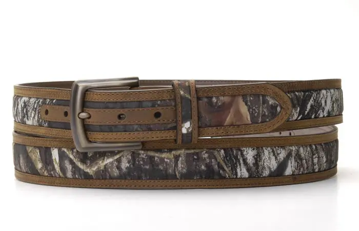 Nocona Camo Double Stitched Belt 1