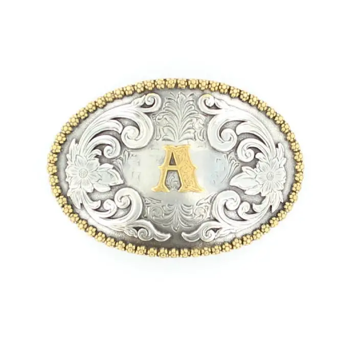 Nocona Oval Initial Buckle (Multiple Initial Options) 1