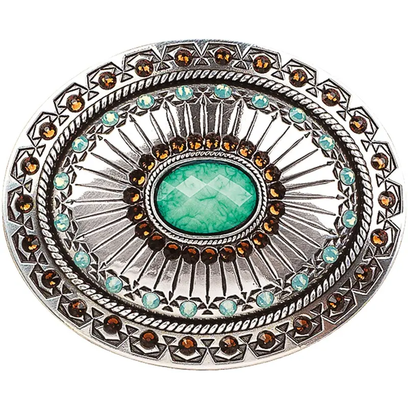 Nocona Tribal Stamp Belt Buckle 1