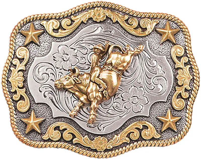 Nocona Youth Bull Rider Belt Buckle 1