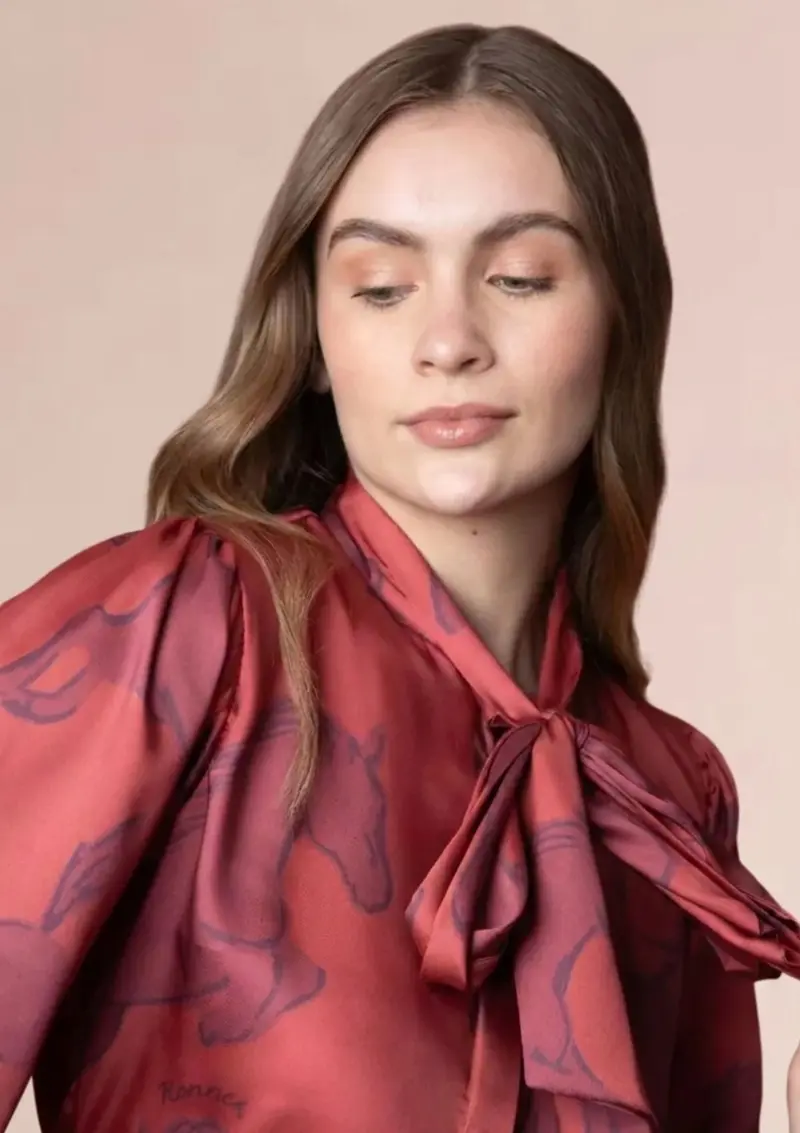 Noelle Blouse | Volt Print 2