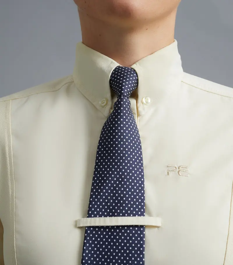 Nqp Tessa Ladies Long Sleeve Tie Shirt Vanilla 4
