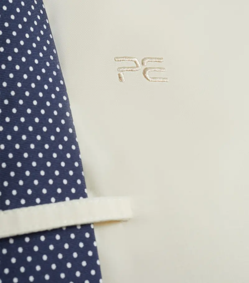 Nqp Tessa Ladies Long Sleeve Tie Shirt Vanilla 5
