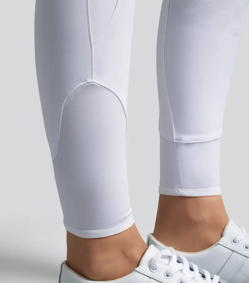 Ofena Womens Full Seat Competition Riding Breeches White 5