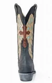 Old Gringo Yippee Ki Yay Joan Of Arc Black/Turquoise Boots 4