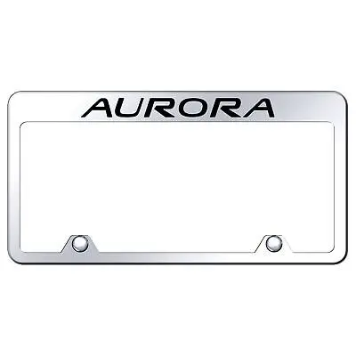 Oldsmobile Aurora Laser Etched Truck License Plate Frame (Chrome) 1