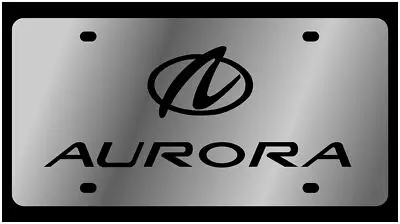 Oldsmobile Aurora Stainless Steel License Plate (Chrome) 1