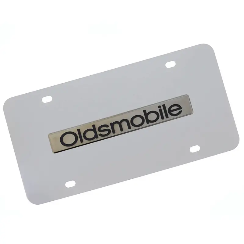 Oldsmobile Badge License Plate (Chrome) 1