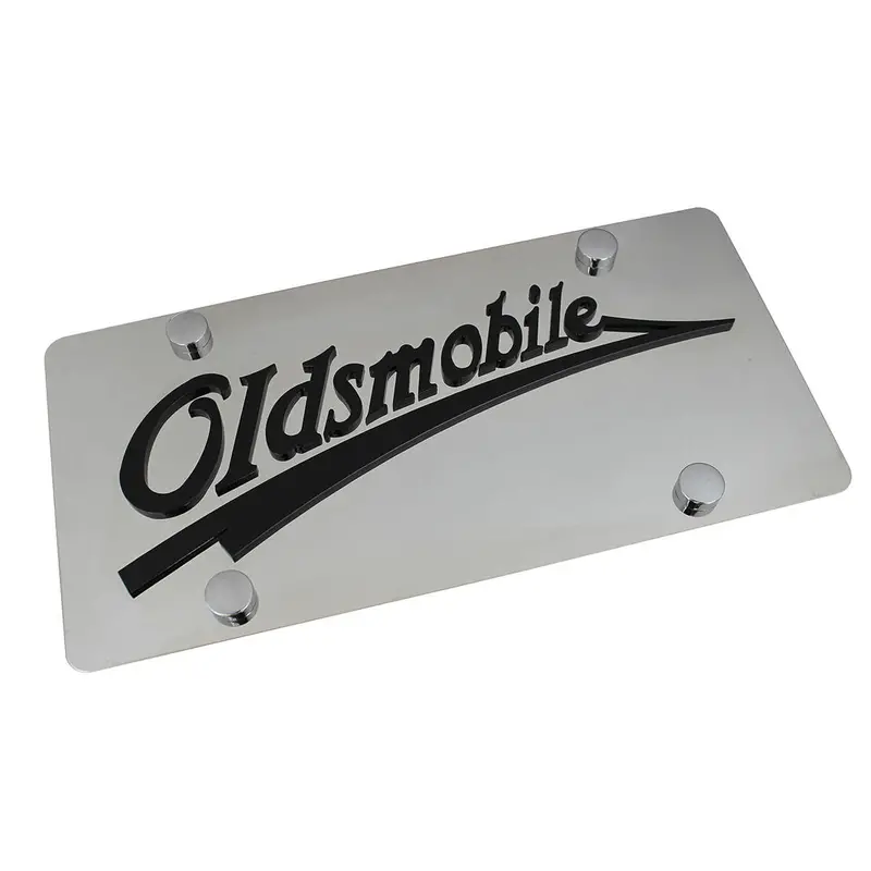 Oldsmobile Retro License Plate (Chrome) 1