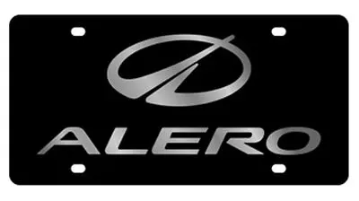 Oldsmoblie Alero Carbon Steel License Plate (Black) 1
