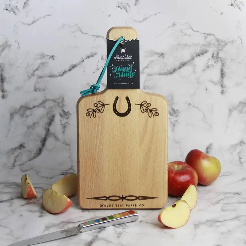 Olivia Equestrian Horse Cheese Board 1