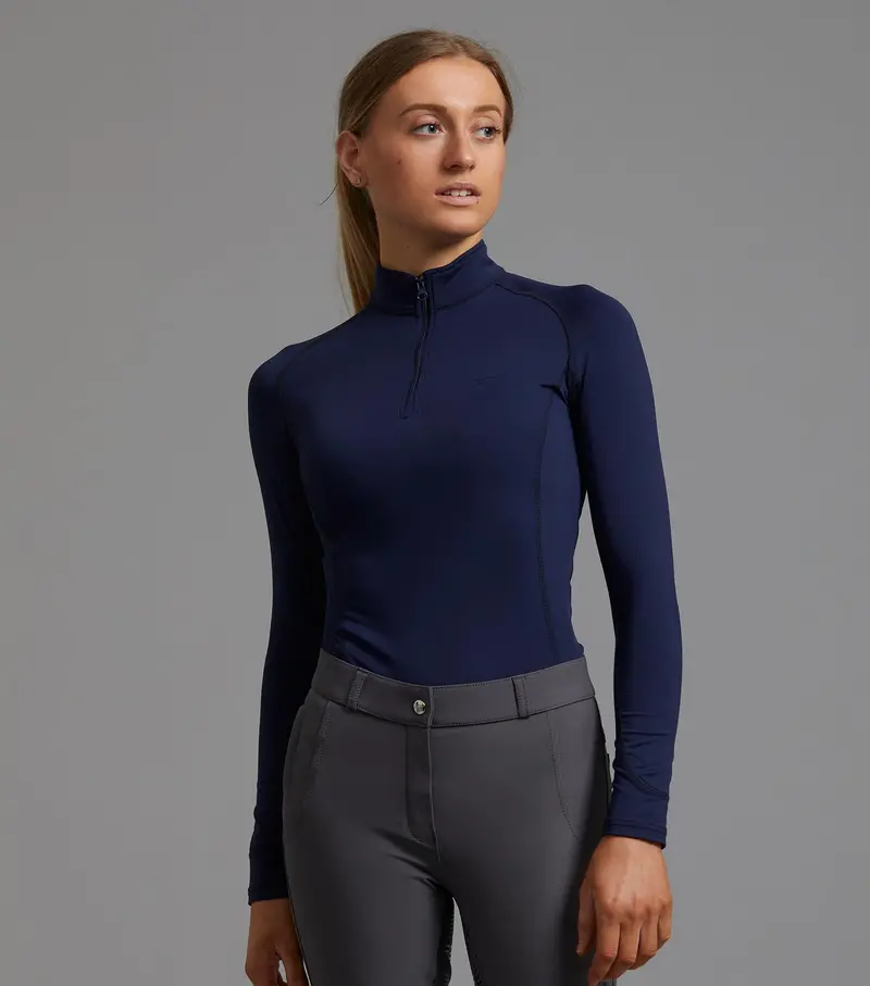 Ombretta Ladies Technical Riding Top Navy 1