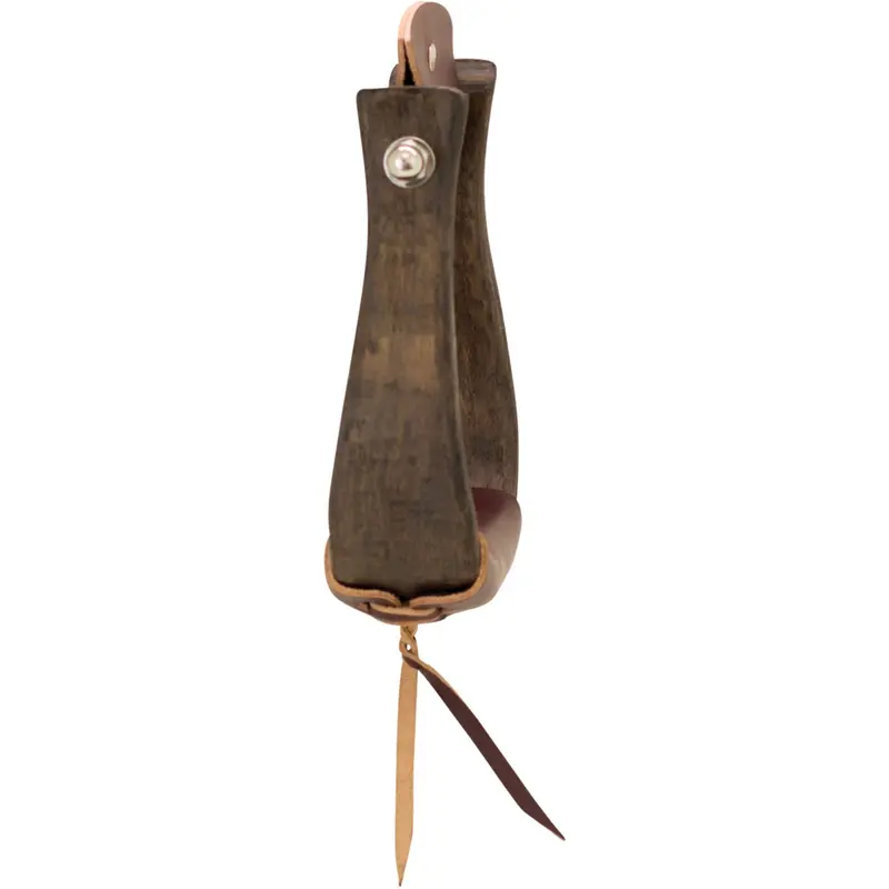 Open Range Wooden Bell Stirrup 1
