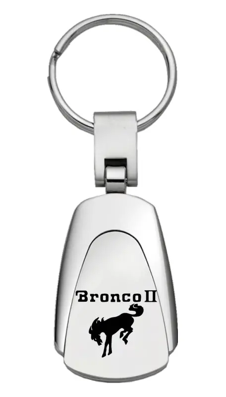 Ord Bronco Ii Teardrop Key Chain (Silver) 1