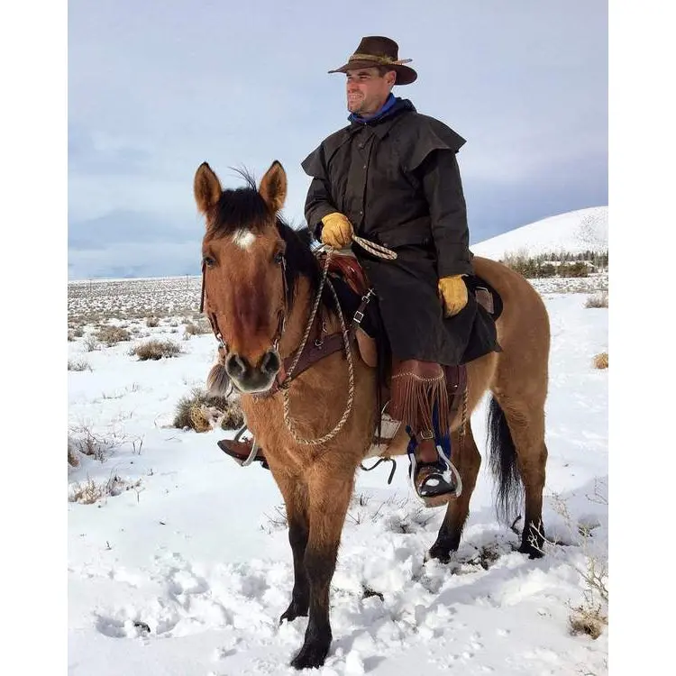 Outback Trading Low Rider Duster-Brown 1