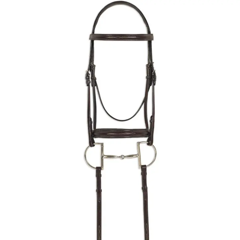 Ovation Ats Round Raised Fancy Stitch Bridle 1