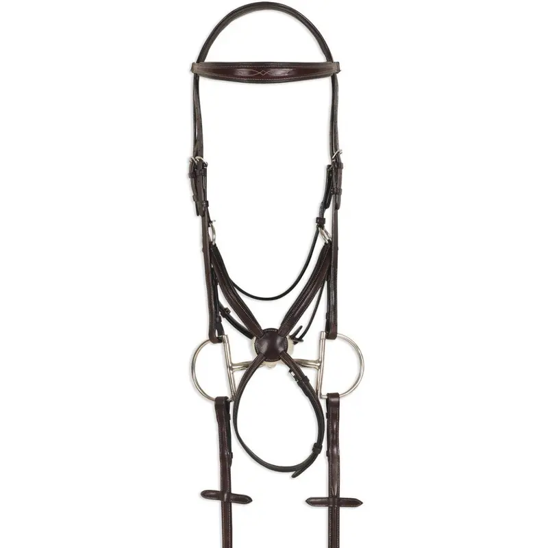 Ovation Ats Square Raised Taper Figure-8 Fancy Stitch Bridle 1