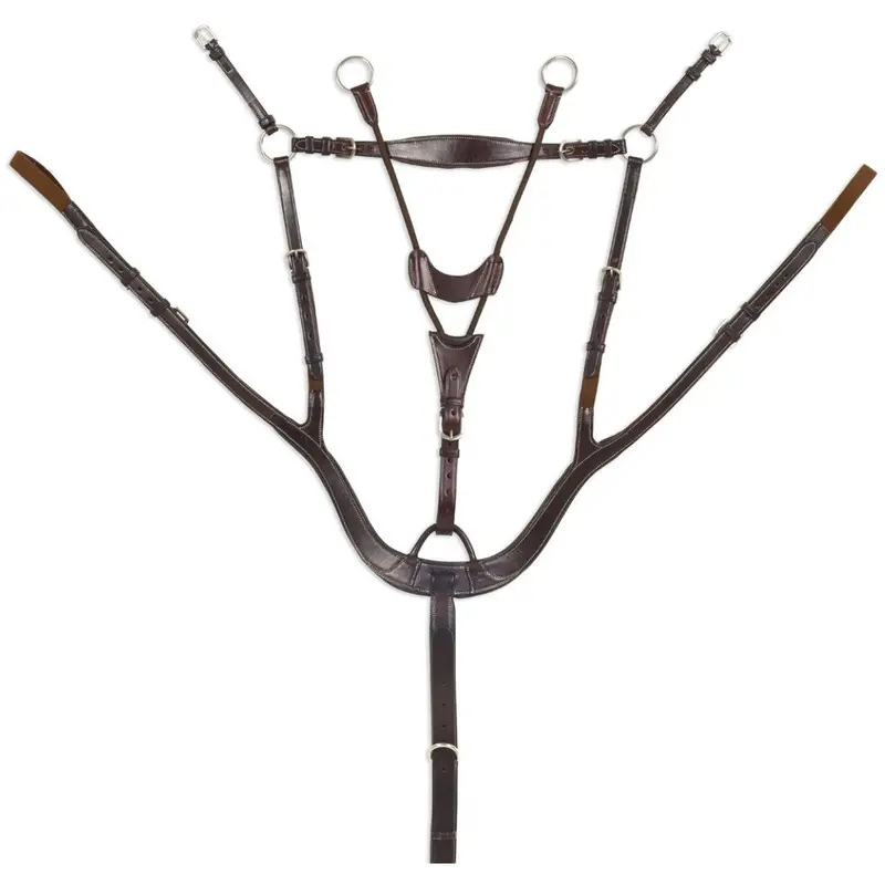 Ovation Classic Collection - Shaped 5-Point Breastplate With Stretch Cord Running Attachment 1