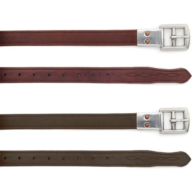 Ovation Covered Stirrup Leathers With Metal Clasp 1