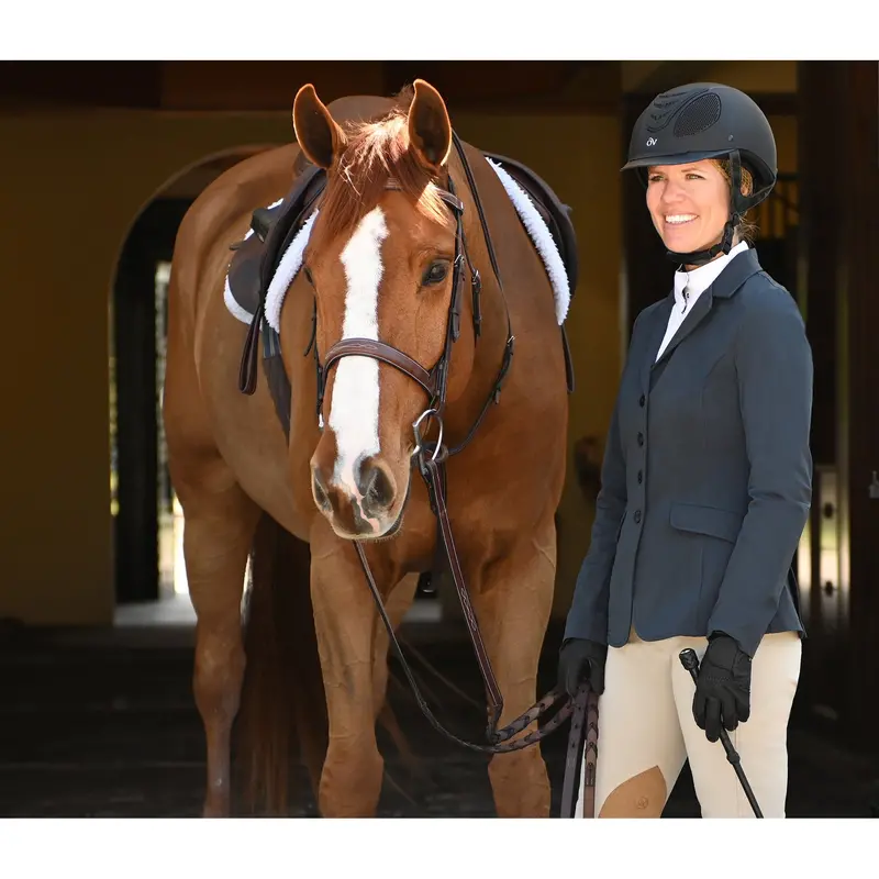 Ovation Destiny 4-Button Show Coat-Navy 1