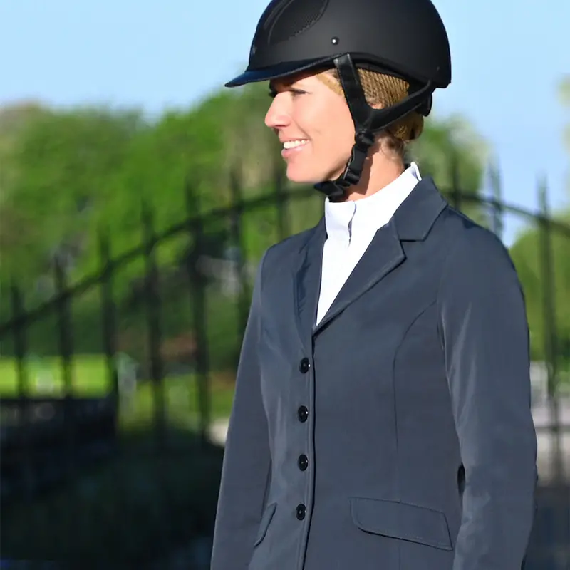 Ovation Destiny 4-Button Show Coat-Navy 2