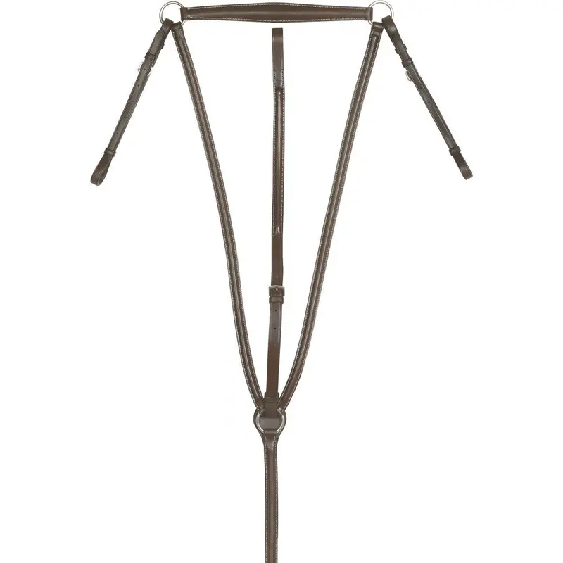 Ovation Elite Collection 3-Point Raised Breastplate With Standing Martingale Attachment 1