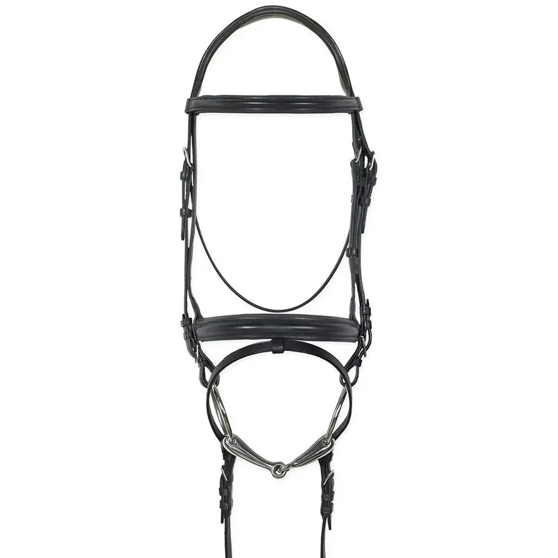 Ovation Juliana Traditional Flash Dressage Bridle 1