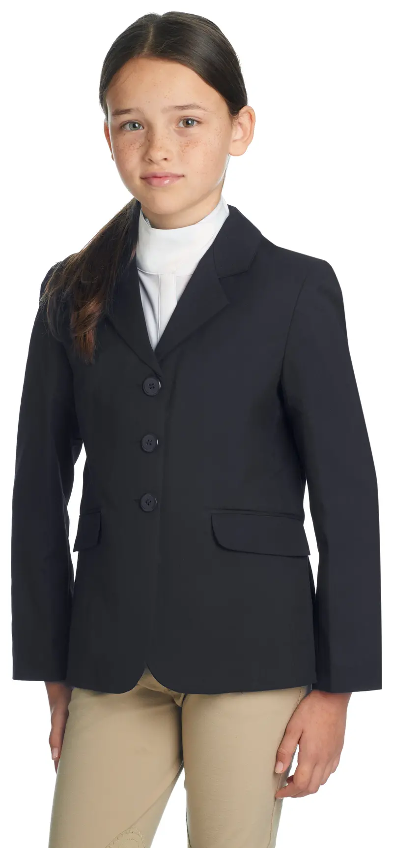 Ovation Kid's Destiny 3-Button Show Coat-Navy 2