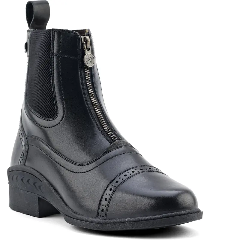 Ovation Tuscany Zip Paddock Boot-Black 1