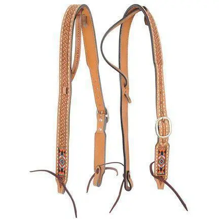 Oxbow Tack Beaded Belt Ear Headstall 1