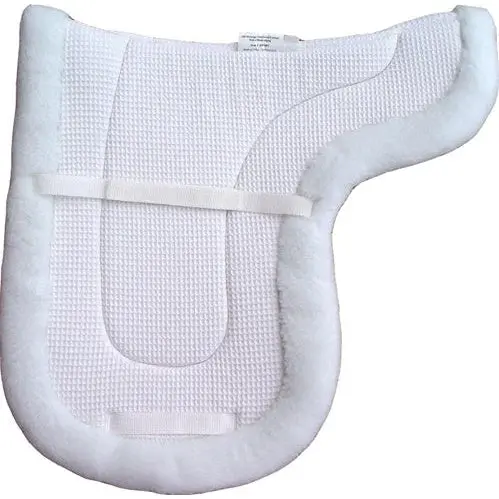 Pacific Rim International Contoured Waffle And Fleece Dressage Liner Pad 1