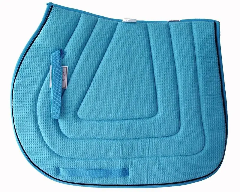 Pacific Rim International Piped Cotton Waffle All-Purpose Saddle Pad