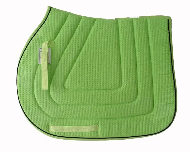 Pacific Rim International Piped Cotton Waffle All-Purpose Saddle Pad