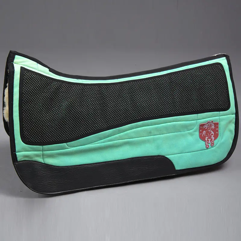 Pacific Rim International Turquoise Equu Suede Western Saddle Pad 1