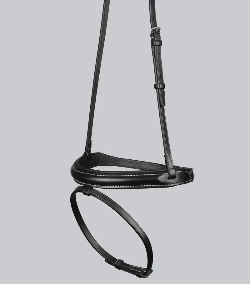 Padded Noseband For Pro Elevator Bridle Black 1