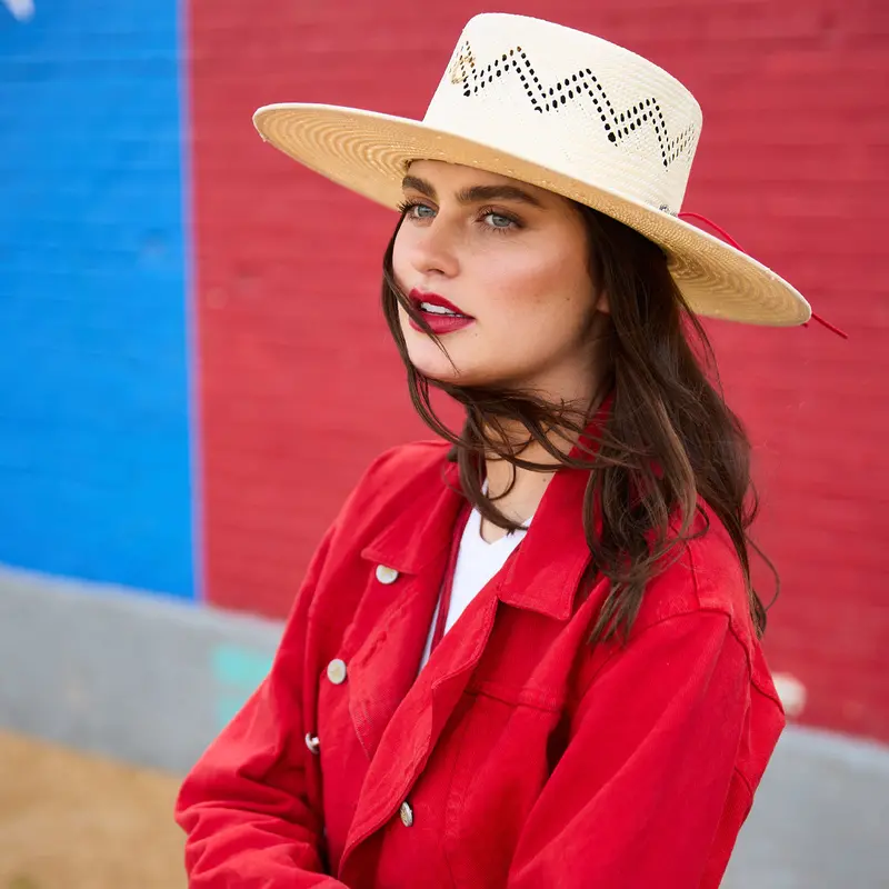 Painted Borders Fashion Hat 2