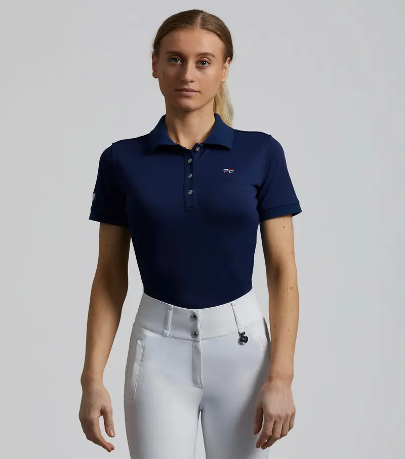 Pe Ladies Team Polo Shirt Navy 1