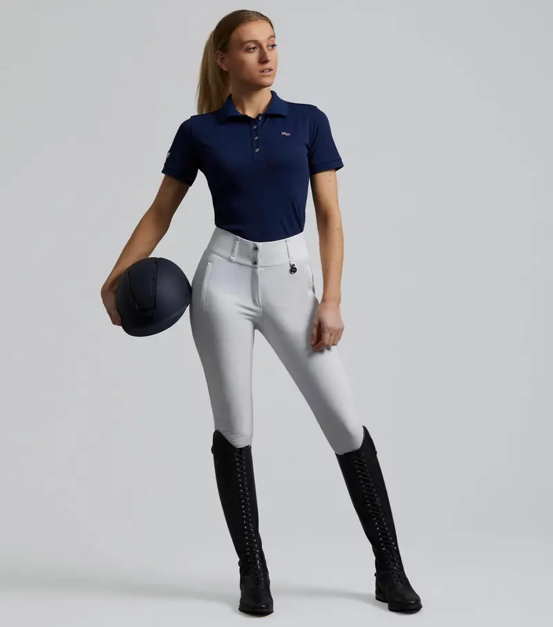 Pe Ladies Team Polo Shirt Navy 2
