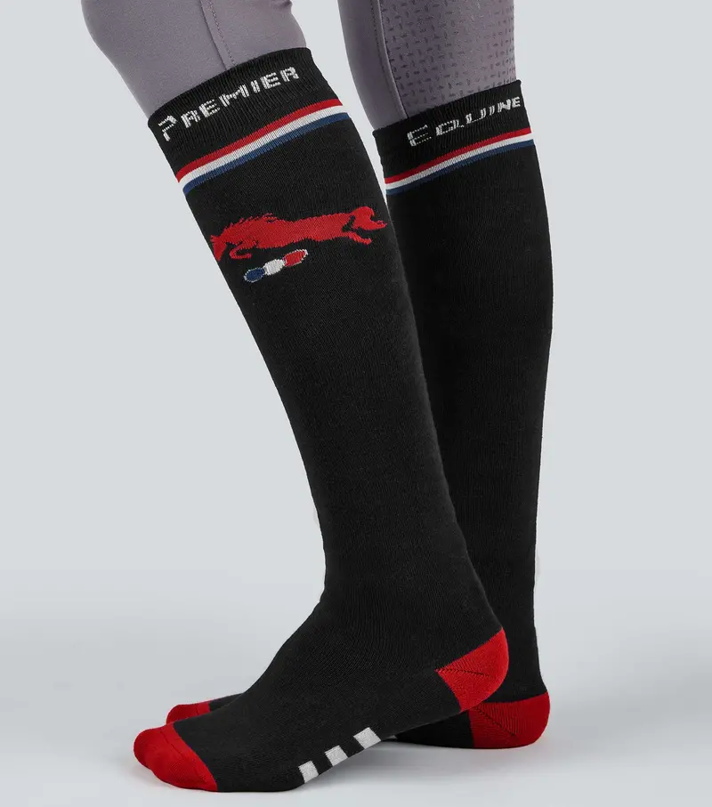 Pe Sports Highlight Riding Socks (1 Pair) Black 1