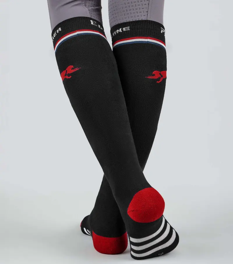 Pe Sports Highlight Riding Socks (1 Pair) Black 2