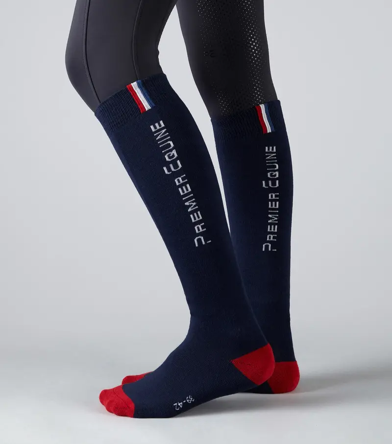 Pe Sports Series Riding Socks (1 Pair) Navy 1