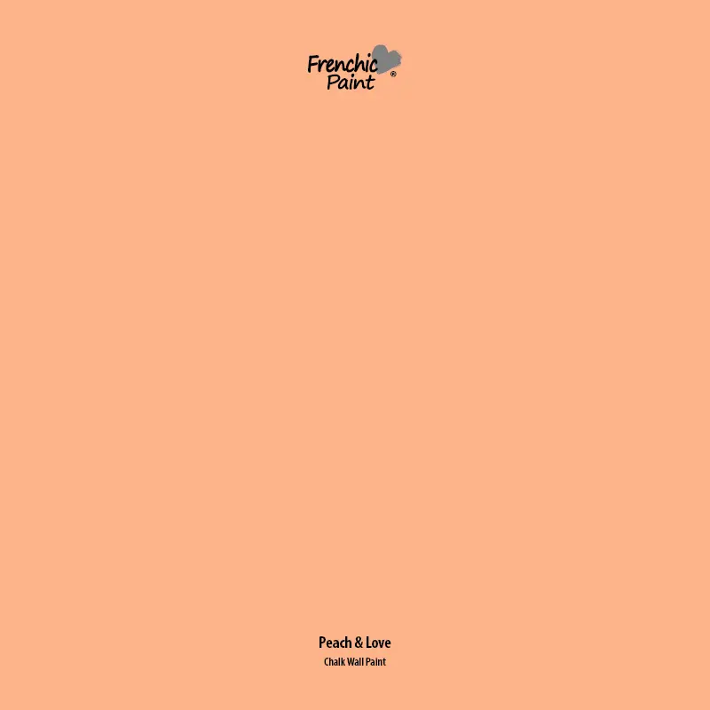 Peach & Love - Peel & Stick Paint Sample 1