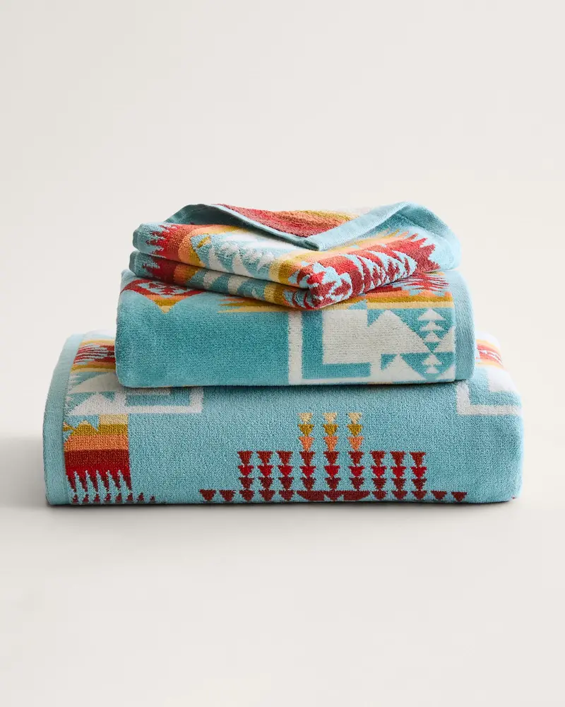 Pendleton Aqua Chief Joseph Towel Collection 5
