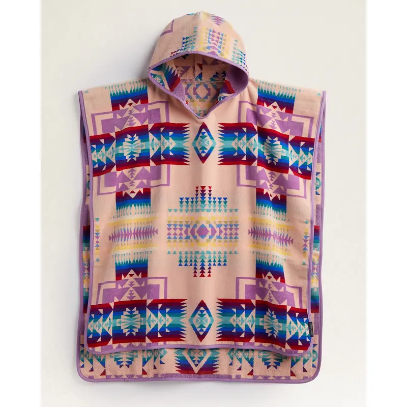 Pendleton Chief Joseph Pink Hooded Towel 1