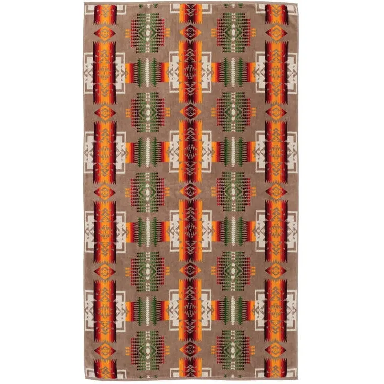 Pendleton Khaki Chief Joseph Spa Towel 1