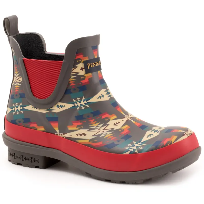 Pendleton Women's Grey Tucson Chelsea Rain Boot 1