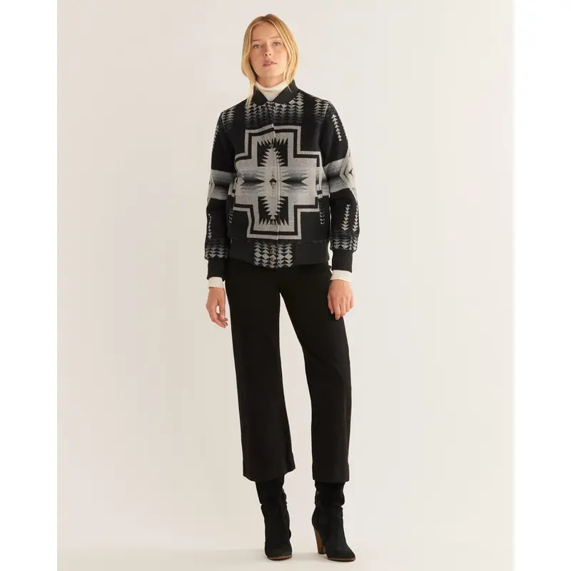 Pendleton Women's Harding Wool Bomber Jacket 1